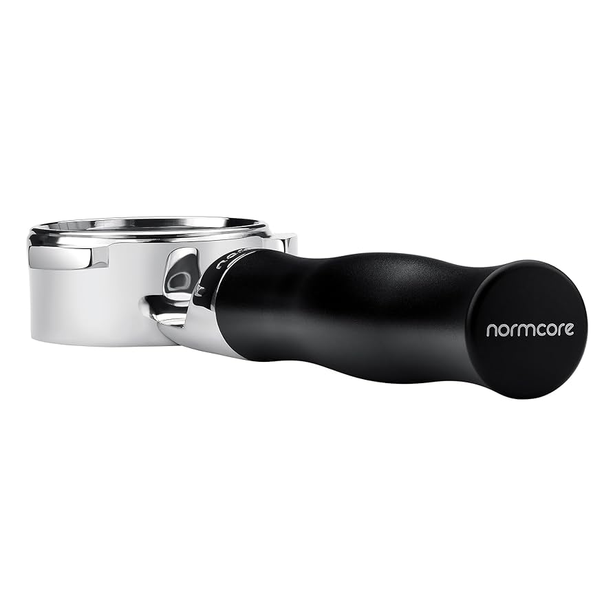 Normcore スリム ボトムレス 54mm portafilter新品 Amazon.com: Normcore 54mm Double Spout Portafilter with